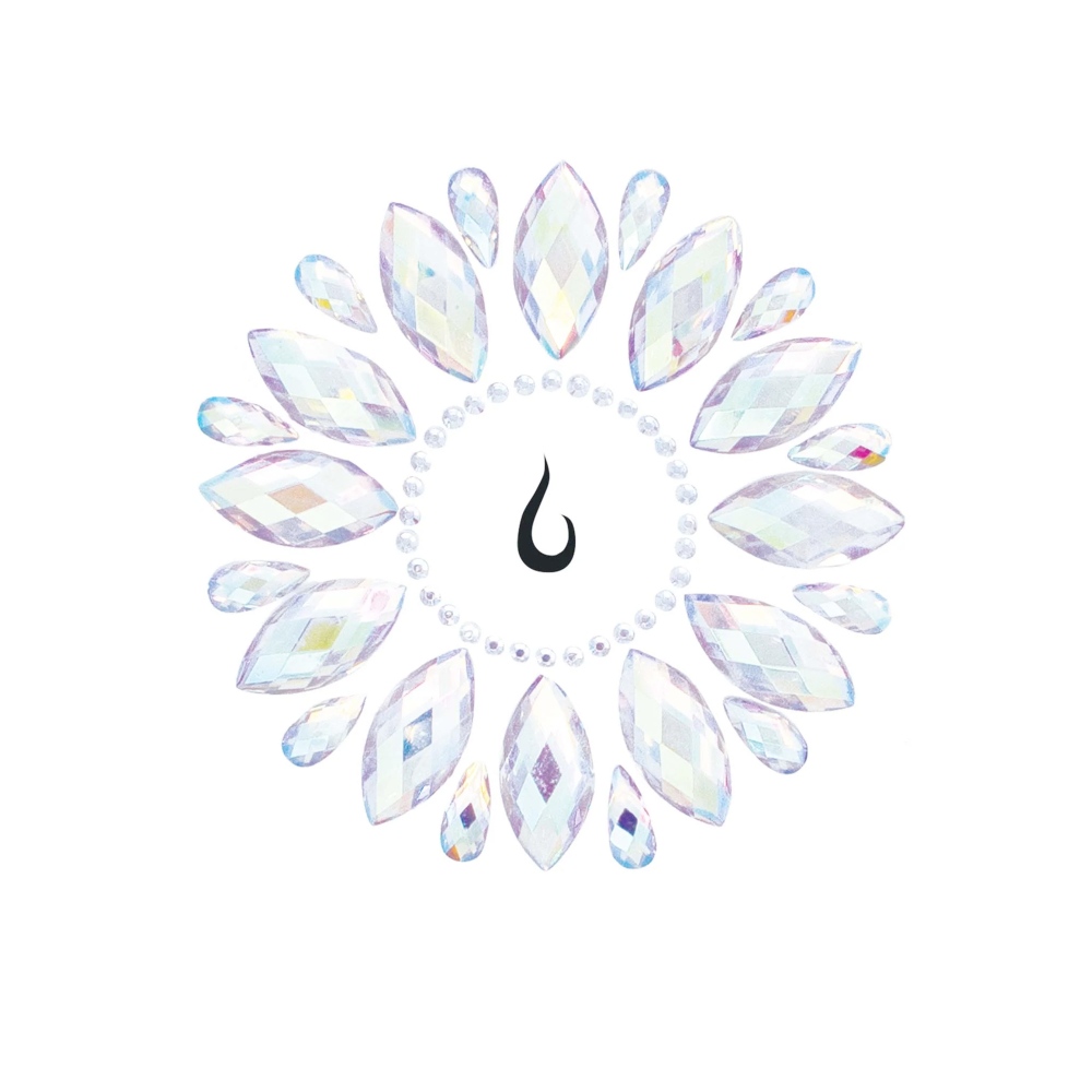 Leg Avenue - Fluer Sticker Bijoux de Corps - Multicolore